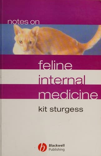 Cover image for Notes on feline internal medicine