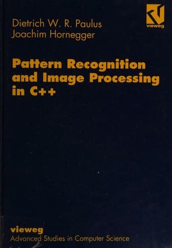 Cover image for Pattern recognition and image processing in C [plus] [plus]