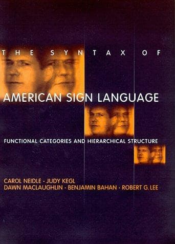 Cover image for The Syntax of American Sign Language