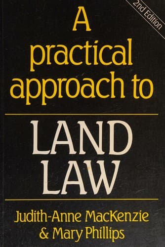 Cover image for A practical approach to land law