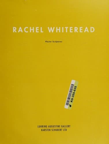 Cover image for Rachel Whiteread