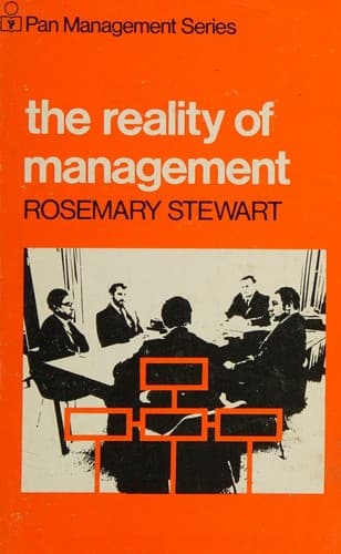Cover image for The reality of management