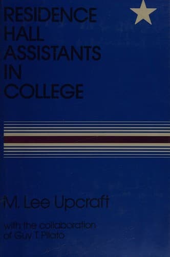 Cover image for Residence hall assistants in college