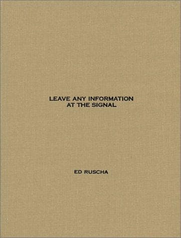 Cover image for Leave Any Information at the Signal