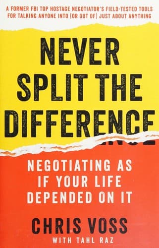 Cover image for Never Split the Difference