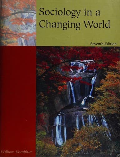 Cover image for Sociology in a Changing World