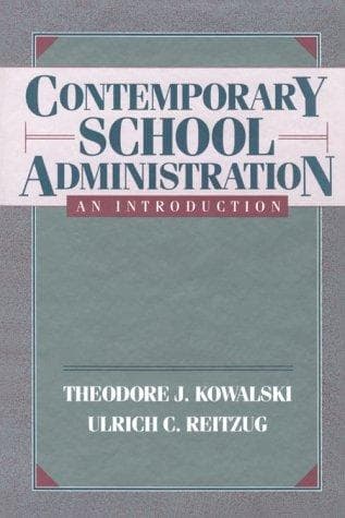 Cover image for Contemporary School Administration