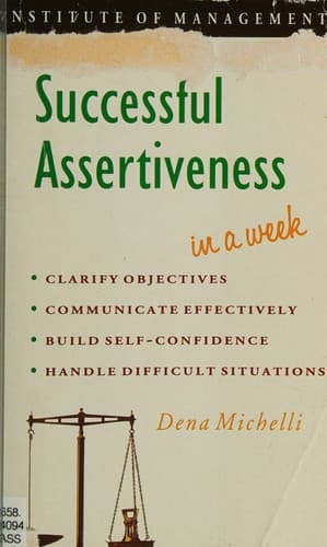 Cover image for Successful assertiveness in a week