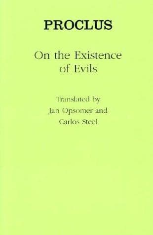 Cover image for On the existence of evils