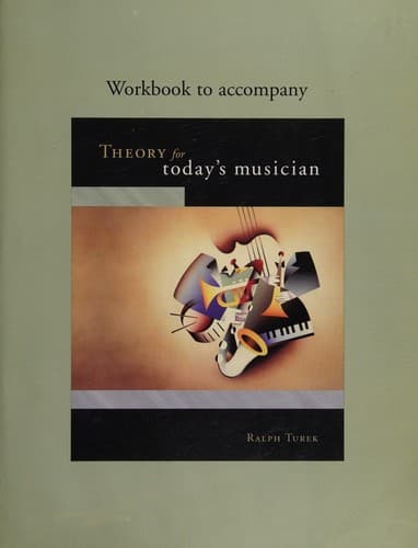 Cover image for Theory for Today's Musician Workbook