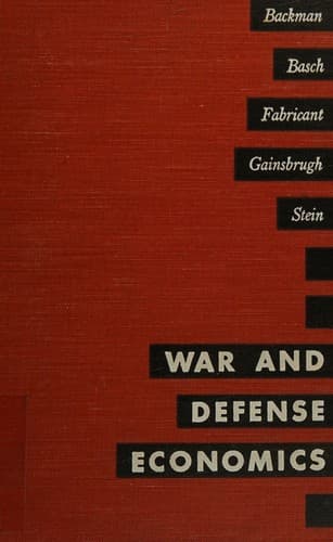 War and defense economics