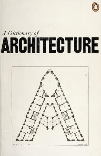Cover image for The Penguin Dictionary of Architecture