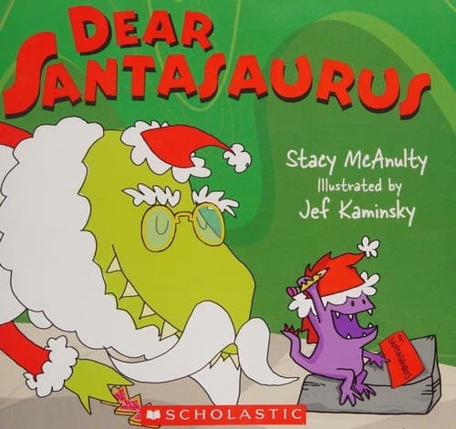 Cover image for Dear Santasaurus