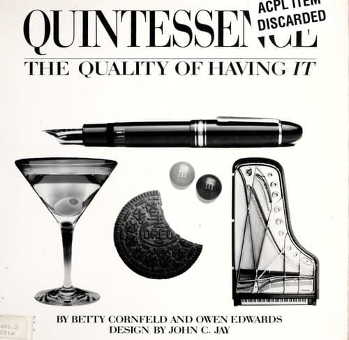 Cover image for Quintessence