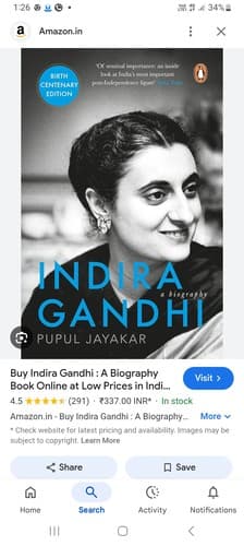 Cover image for Indira Gandhi