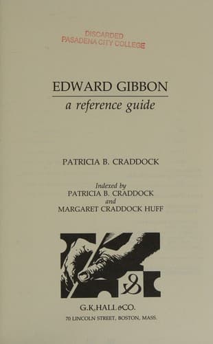 Cover image for Edward Gibbon