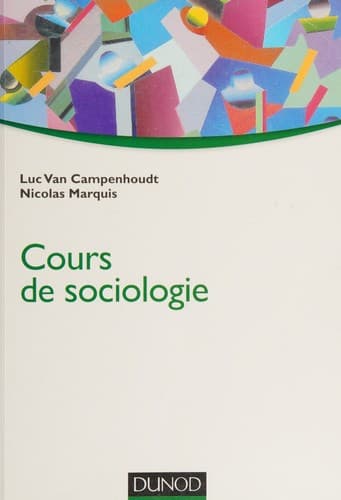 Cover image for Cours de sociologie