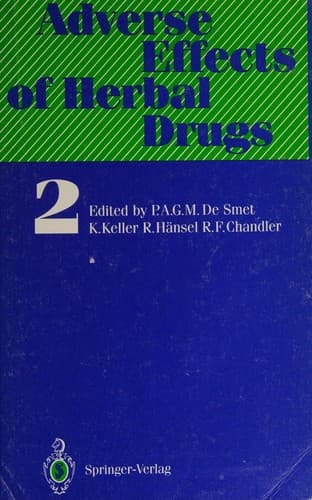 Cover image for Adverse effects of herbal drugs