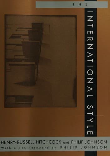 Cover image for The international style