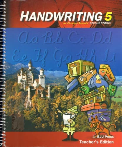 Cover image for Handwriting 5 for Christian Schools