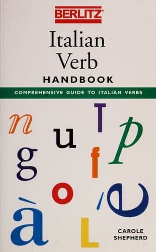 Cover image for Italian verb handbook