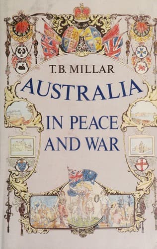 Cover image for Australia in peace and war