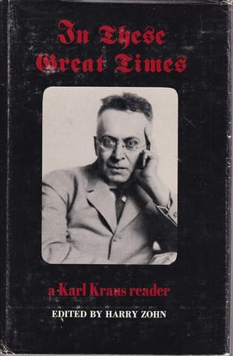 Cover image for In these great times