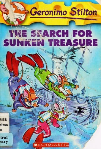 Cover image for The search for sunken treasure