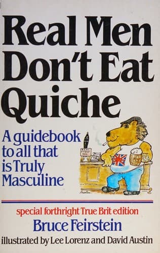 Cover image for Real men don't eat quiche