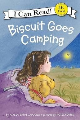 Cover image for Biscuit goes camping