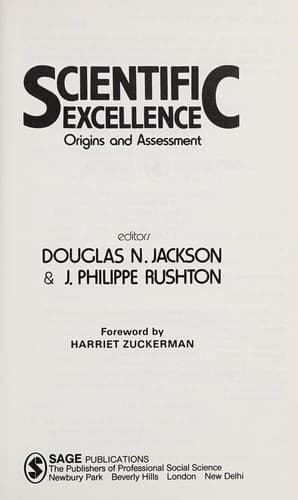 Cover image for Scientific excellence