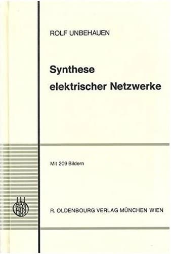 Cover image for Synthese elektrischer Netzwerke.