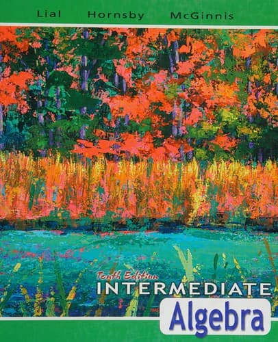 Cover image for Intermediate algebra