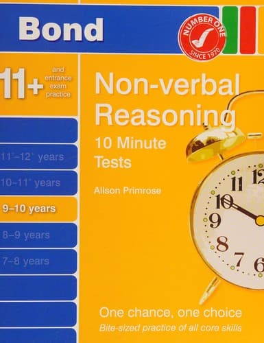 Cover image for Bond non-verbal reasoning