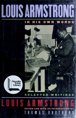 Cover image for Louis Armstrong, in his own words