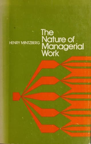 Cover image for The nature of managerial work.