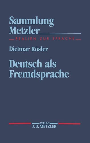 Cover image for Deutsch als Fremdsprache