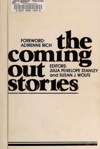 Cover image for The Coming out stories