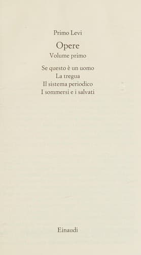 Cover image for Opere