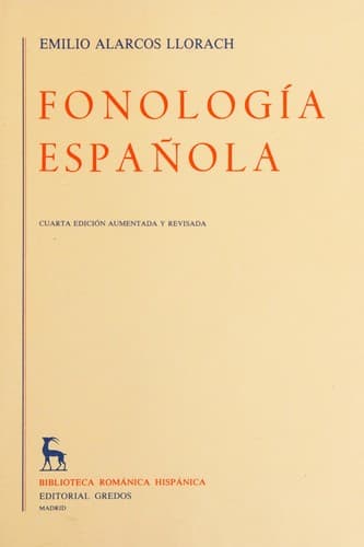 Cover image for Fonologia Espanola