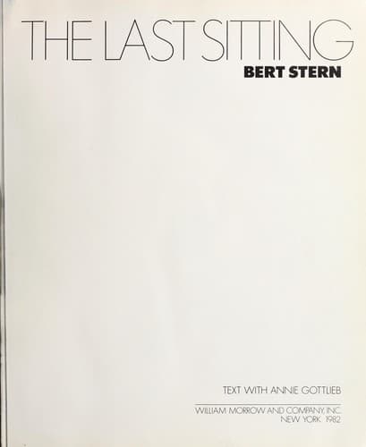 Cover image for The Last Sitting
