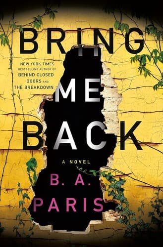Cover image for Bring me back