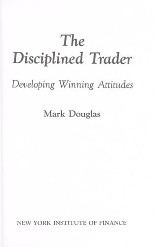 Cover image for The disciplined trader