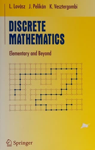 Cover image for Discrete mathematics