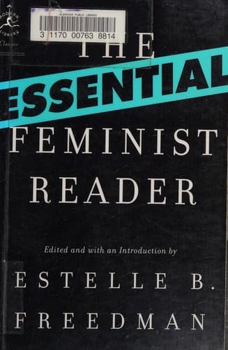 Cover image for The essential feminist reader