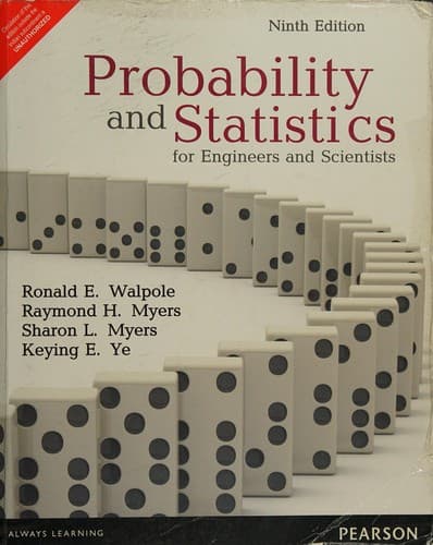 Cover image for Probability and statistics for engineers and scientists