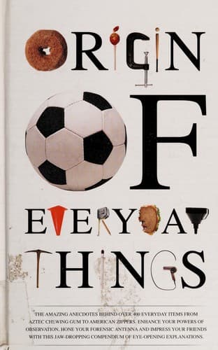 Cover image for The origin of everyday things