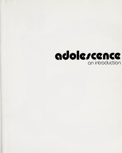Cover image for Adolescence