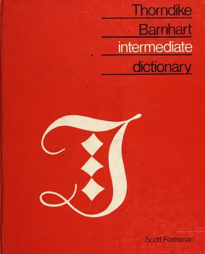 Cover image for Thorndike Barnhart intermediate dictionary