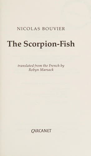 Cover image for The Scorpion-Fish